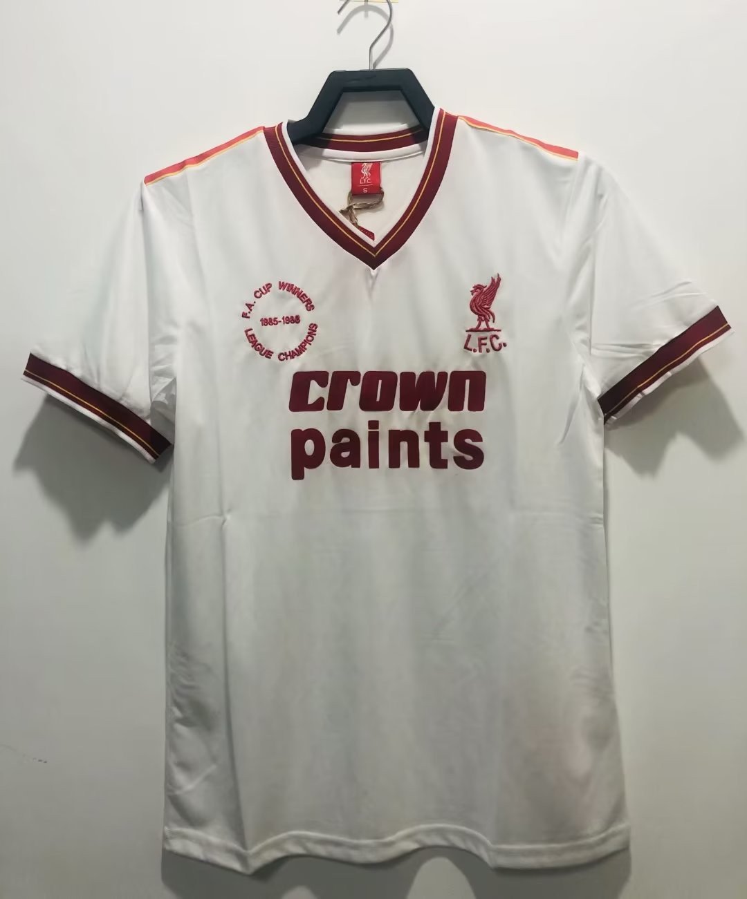 Liverpool 1985/86 Third Retro Men Jersey – White
