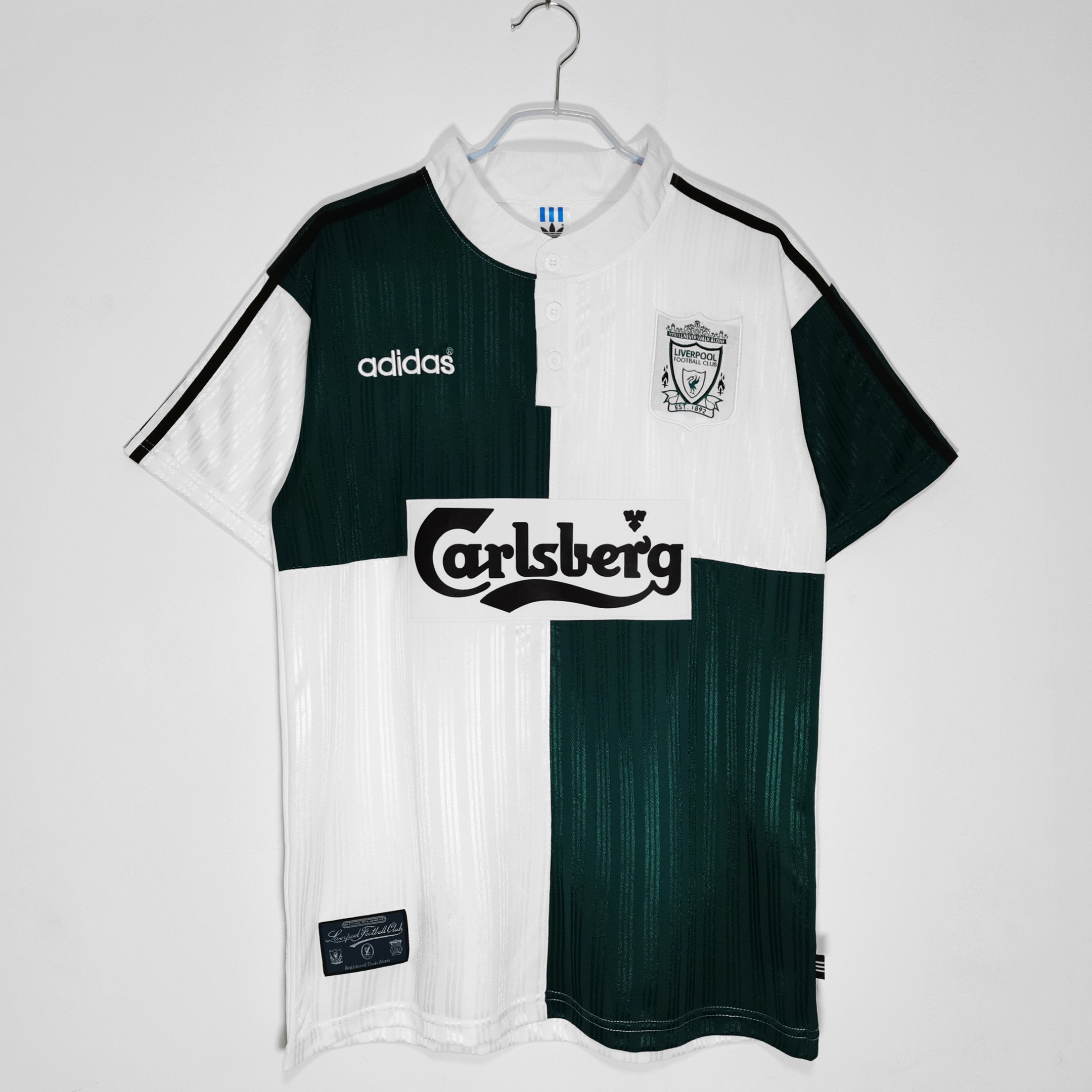 Liverpool 1995/96 Away Retro Men Jersey - White