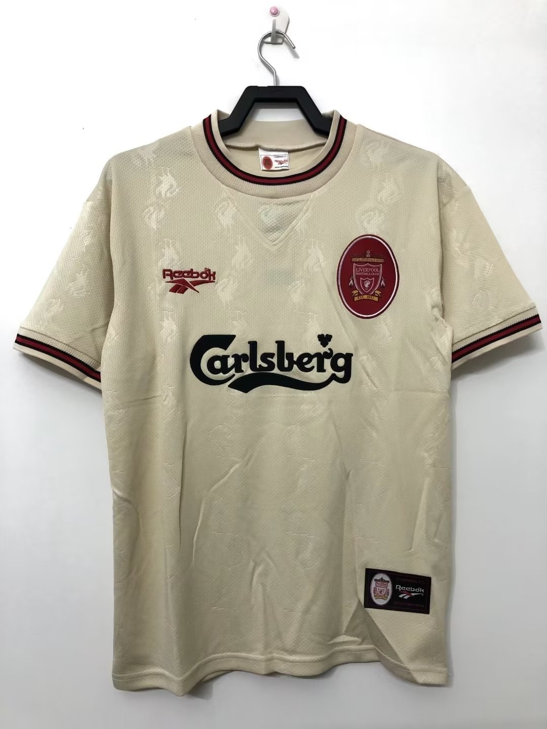 Liverpool 1996/97 Away Retro Men Jersey – Cream