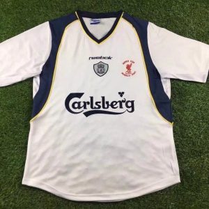 Liverpool 2001/02 Away Retro Men Jersey - White