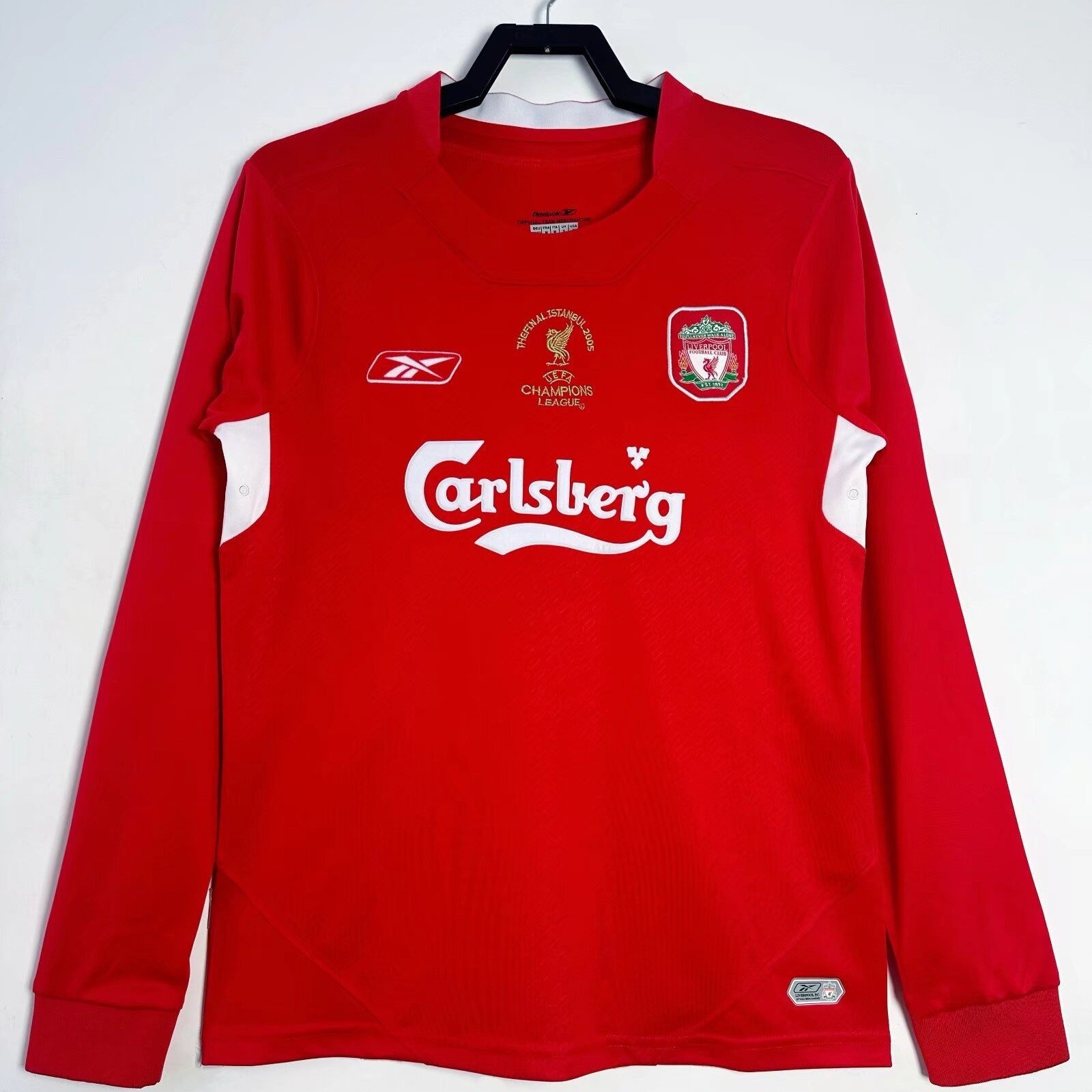 Liverpool 2004/05 Home Retro Long Sleeve Men Jersey - Red