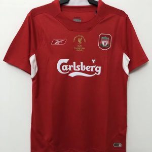 Liverpool 2004/05 Home Retro Men Jersey - Red