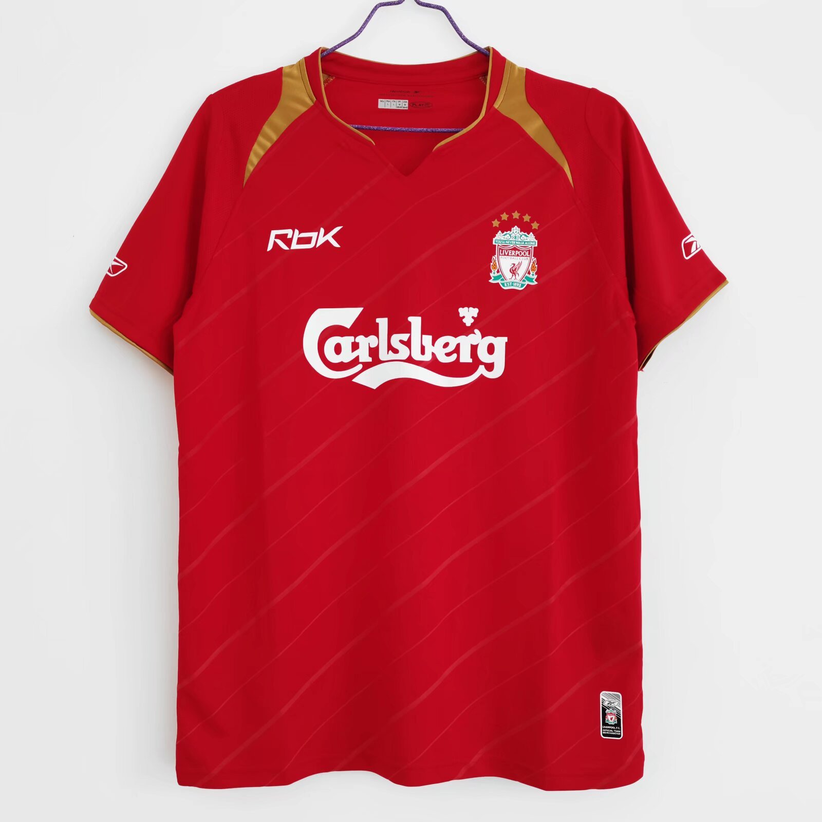 Liverpool 2005/06 Home Retro Men Jersey - Red