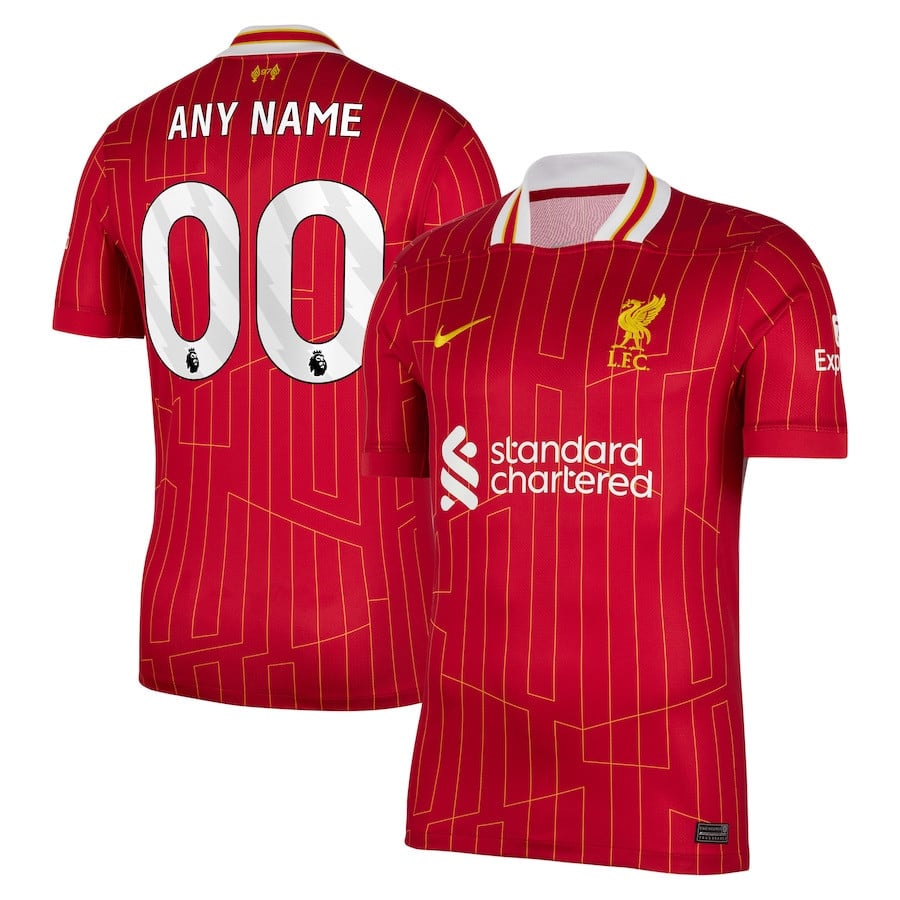 Liverpool 2024/25 Home Custom Men Jersey - Red
