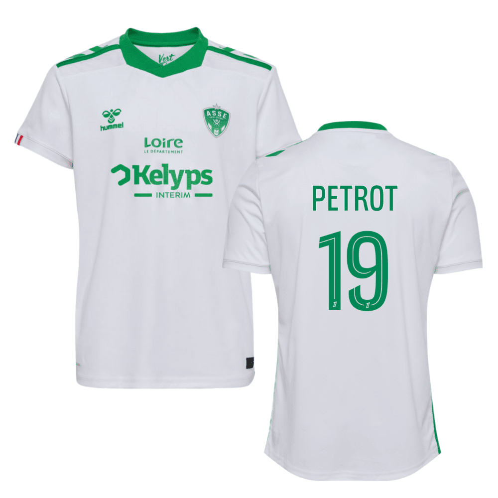Léo Pétrot 19 AS Saint-Étienne 2024/25 Away Men Jersey - White