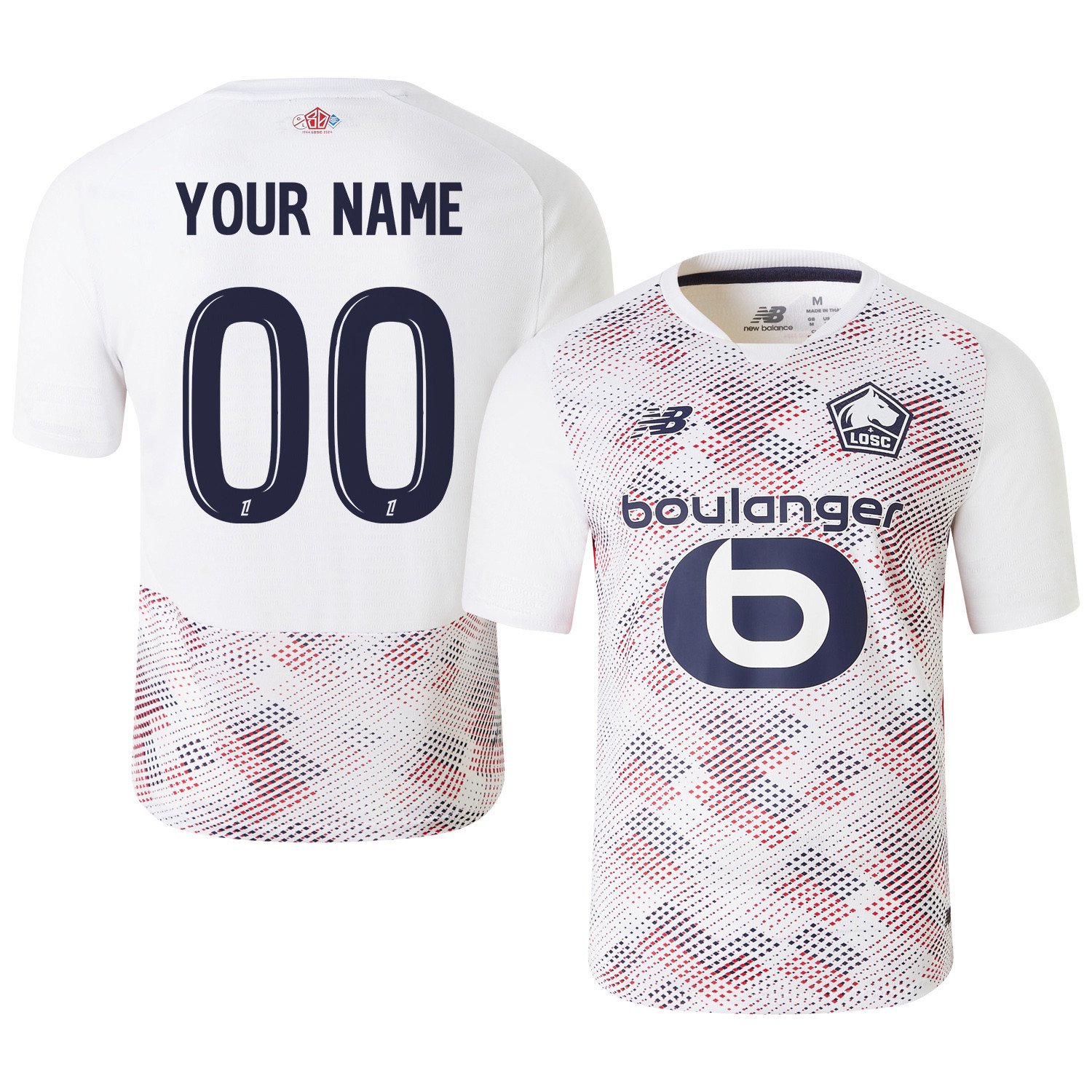 LOSC Lille 2024/25 Away Men Custom Jersey - White