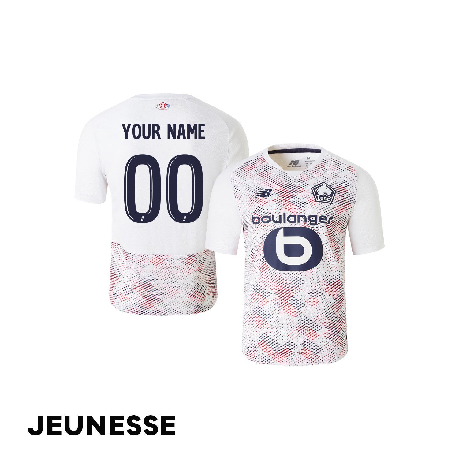 LOSC Lille 2024/25 Away YOUTH Custom Jersey - White
