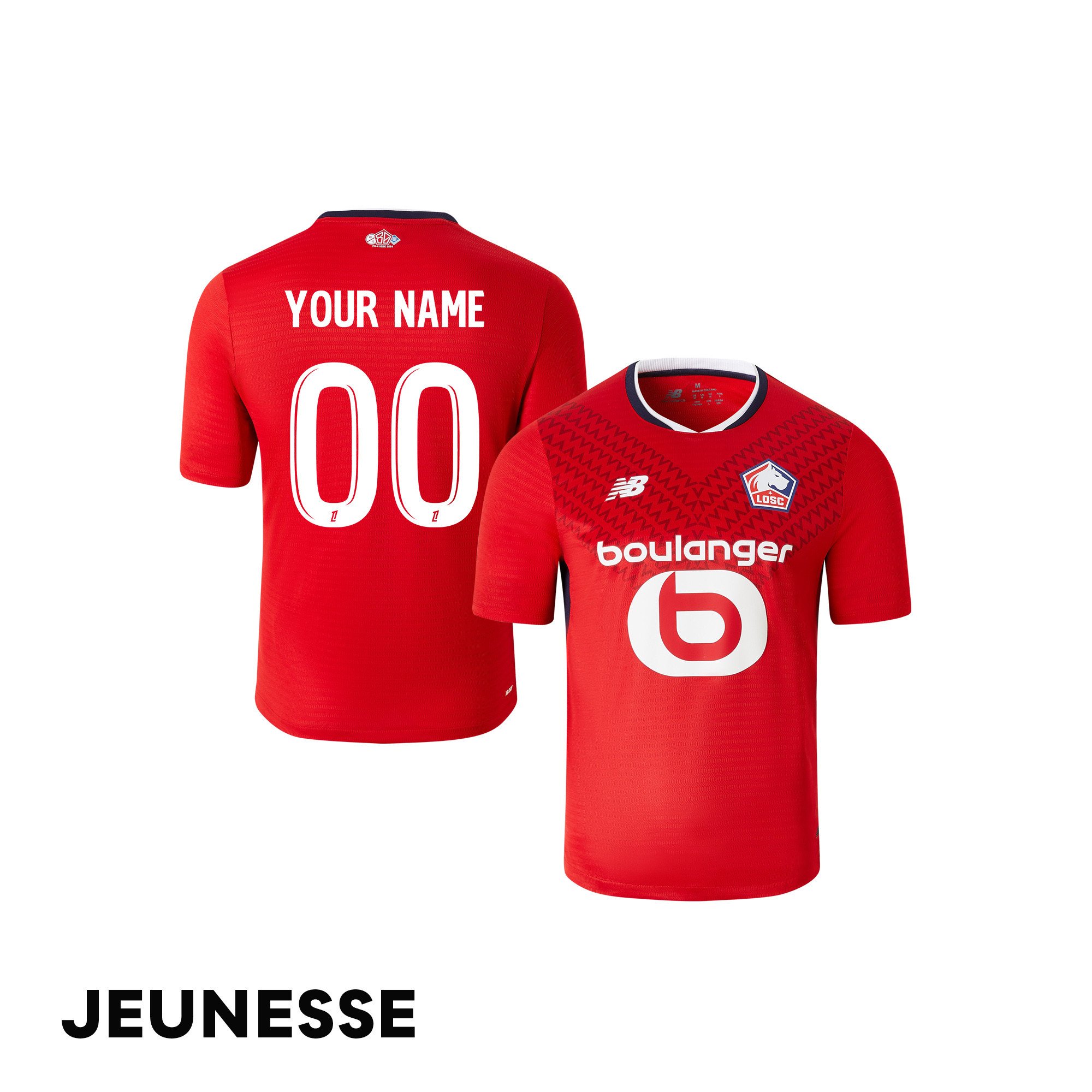 LOSC Lille 2024/25 Home YOUTH Custom Jersey - Red