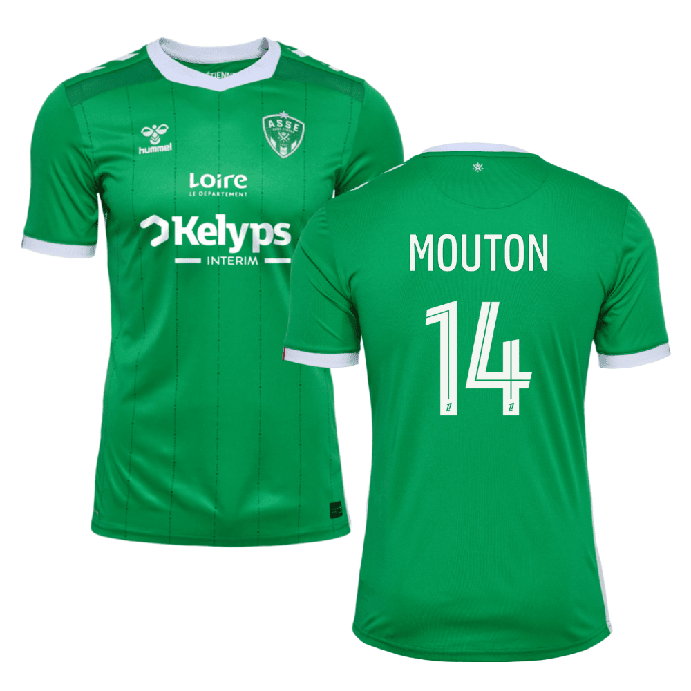 Louis Mouton 14 AS Saint-Étienne 2024/25 Home Men Jersey - Green