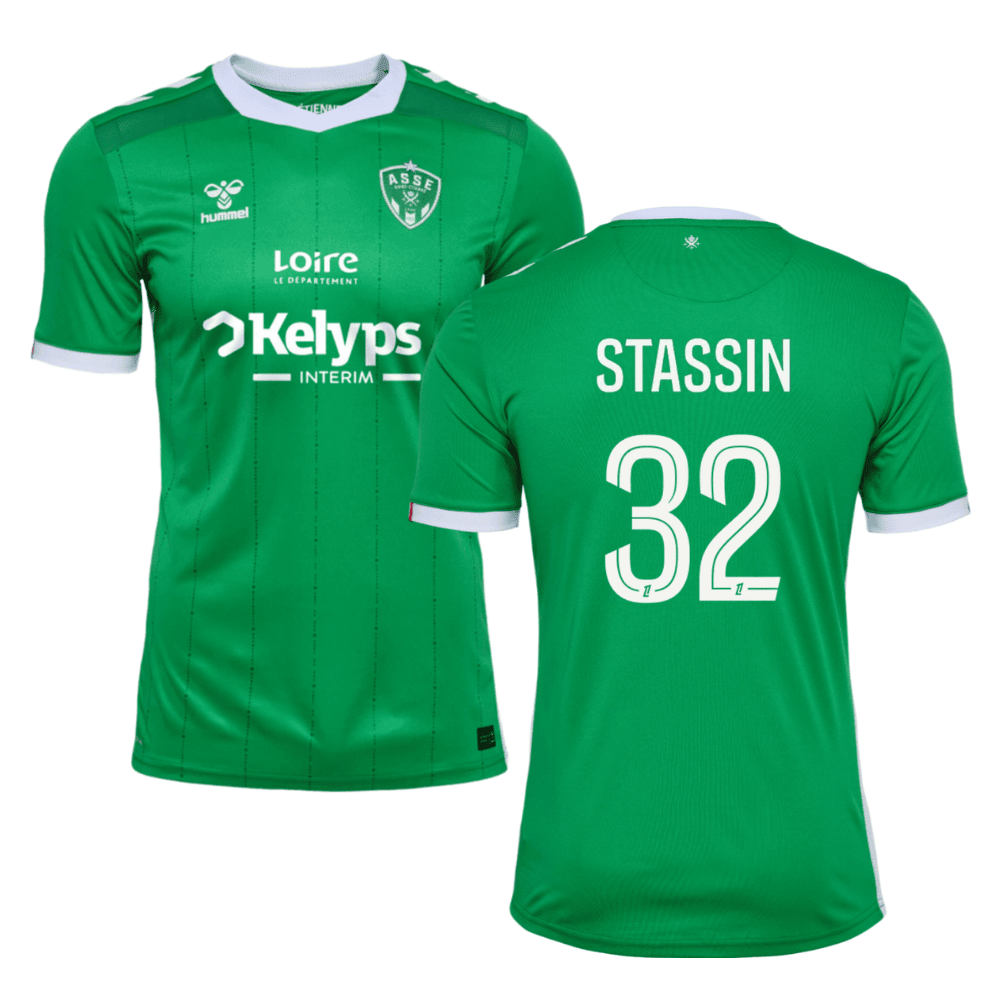 Lucas Stassin 32 AS Saint-Étienne 2024/25 Home Men Jersey - Green