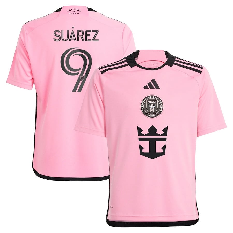 Luis Suárez 9 Inter Miami CF 2024 2getherness YOUTH Jersey - Pink