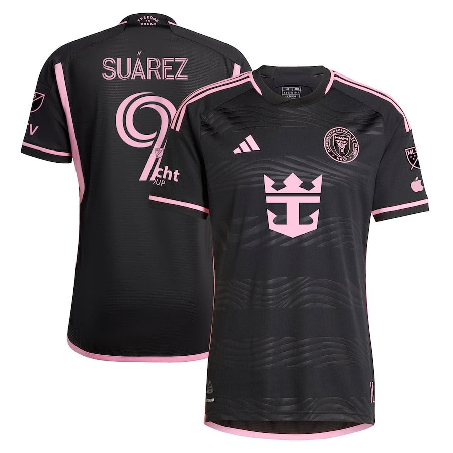 Luis Suárez 9 Inter Miami CF 2024 La Noche Black Jersey - Men