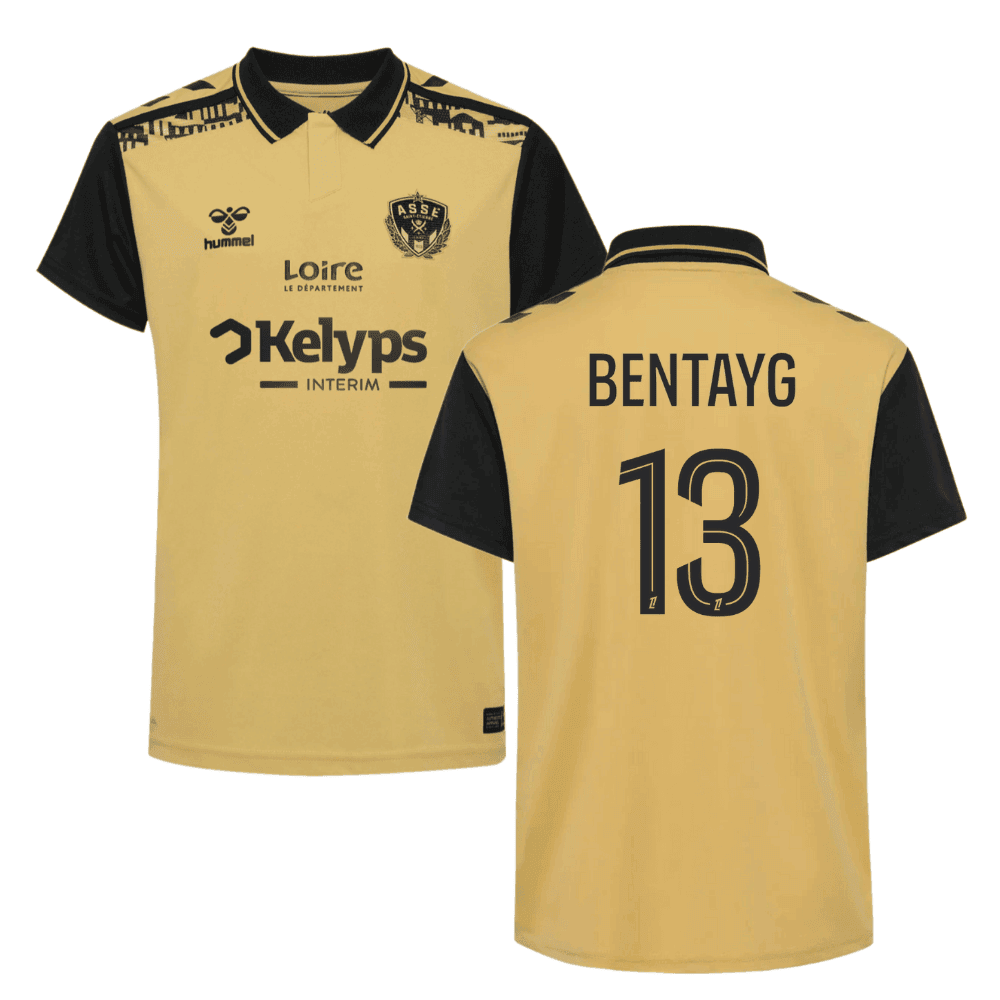 Mahmoud Bentayg 13 AS Saint-Étienne 2024/25 Third Men Jersey - Yellow