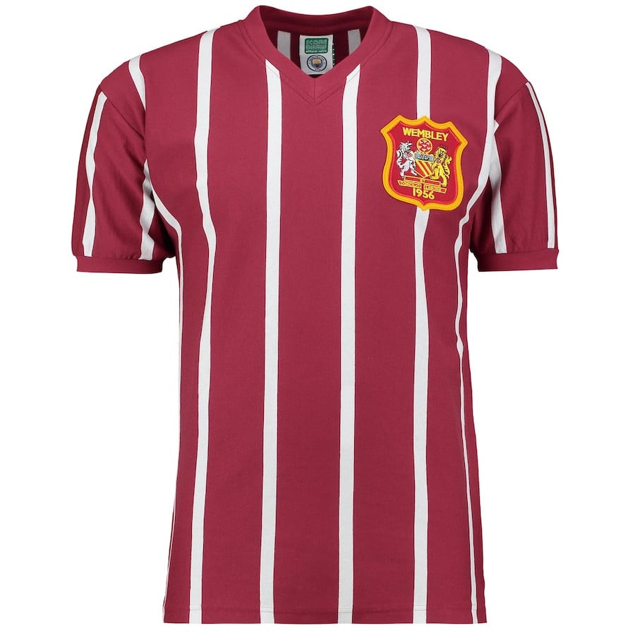 Manchester City 1956 FA Cup Final Jersey - Men, Burgundy