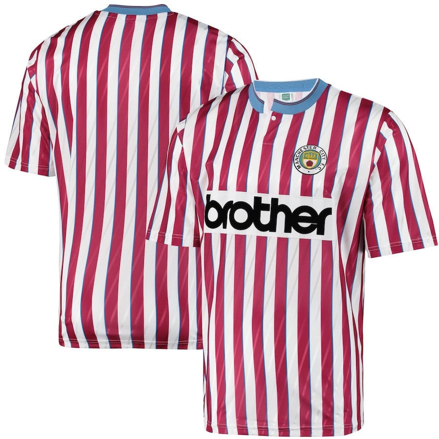 Manchester City 1988 Away Jersey - Men, Red