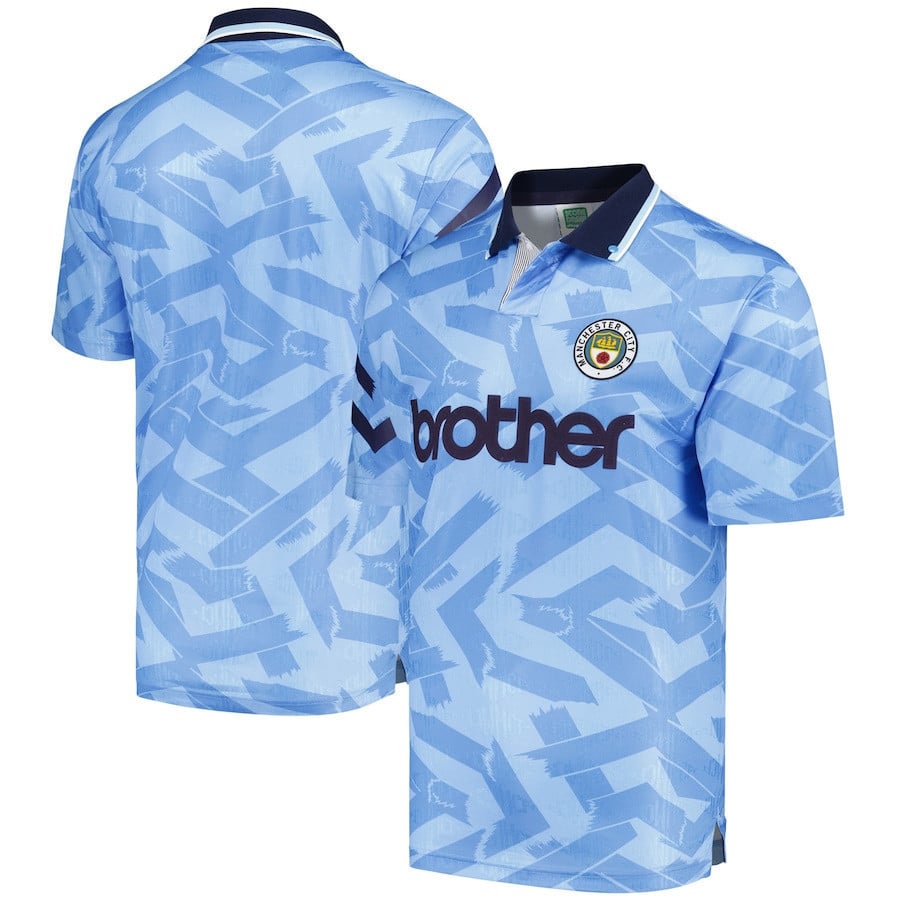 Manchester City 1992 Home Jersey - Men, Light Blue