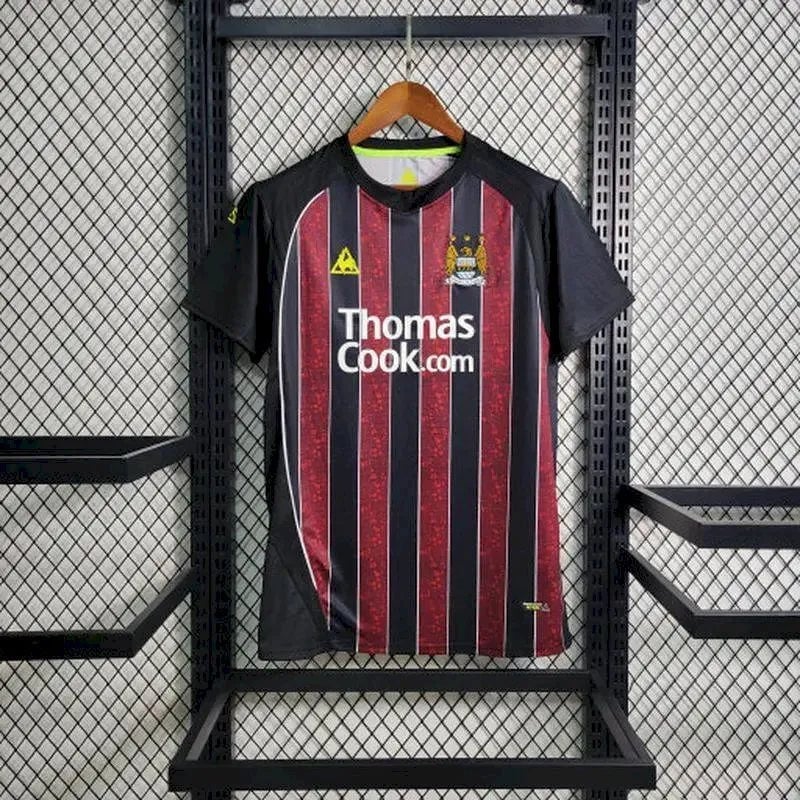 Manchester City 2008/09 Away Retro Men Jersey - Black