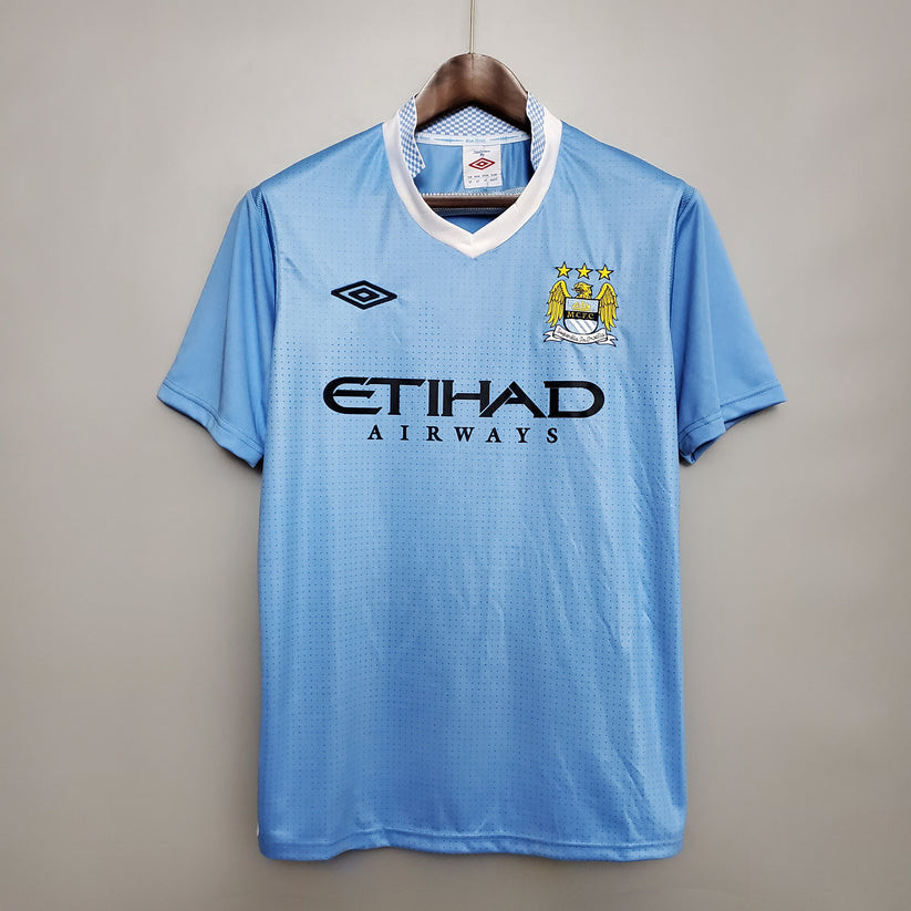 Manchester City 2011/12 Home Retro Men Jersey - Sky Blue