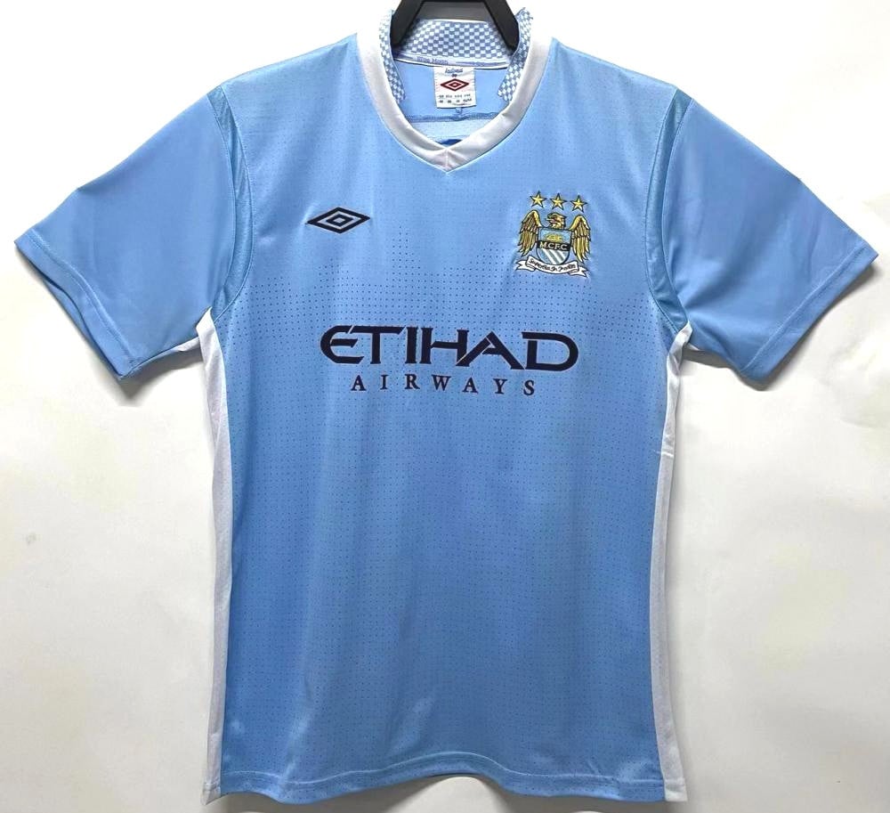 Manchester City 2011/12 Home Retro Men Jersey – Sky Blue