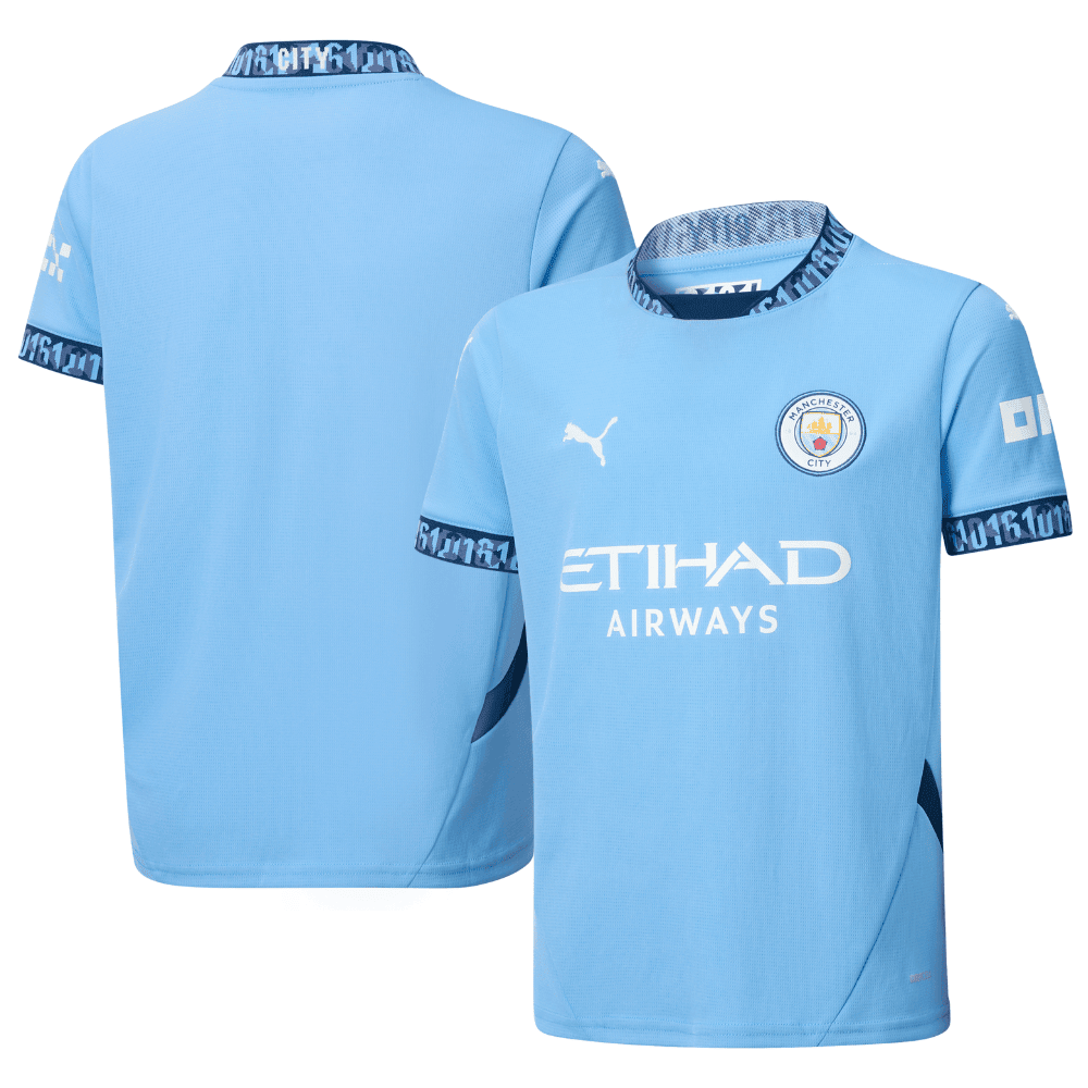 Manchester City 2024/25 Home YOUTH Jersey - Light Blue