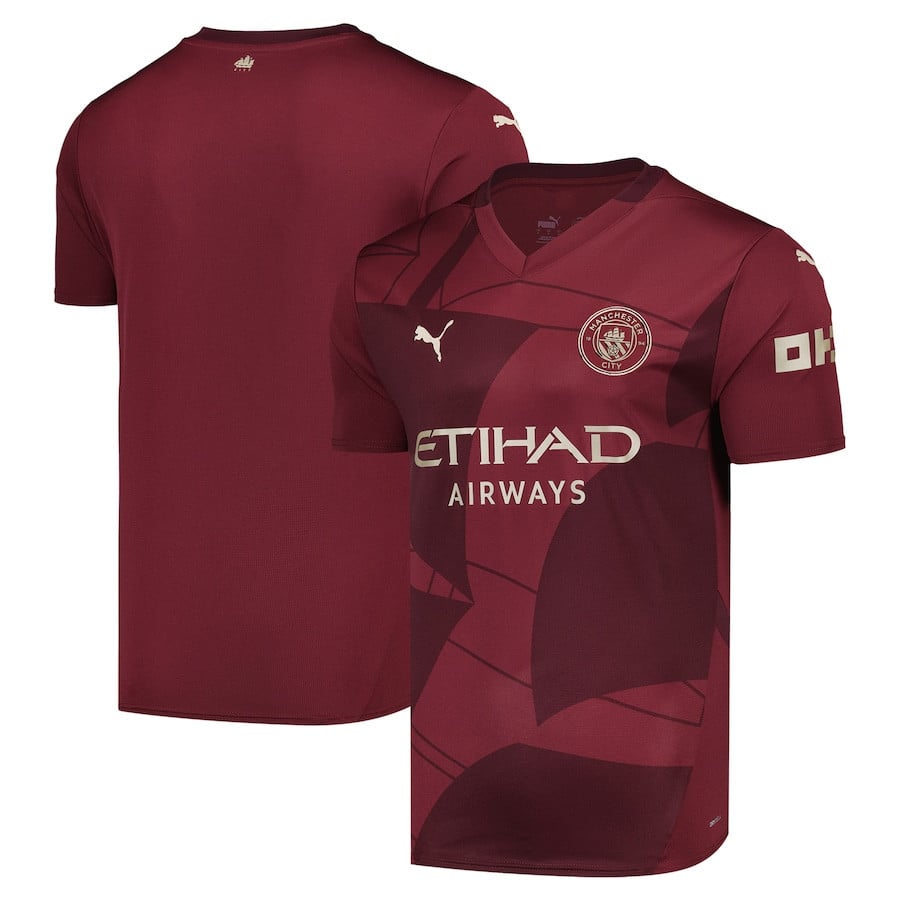 Manchester City 2024/25 Third Men Jersey - Burgundy