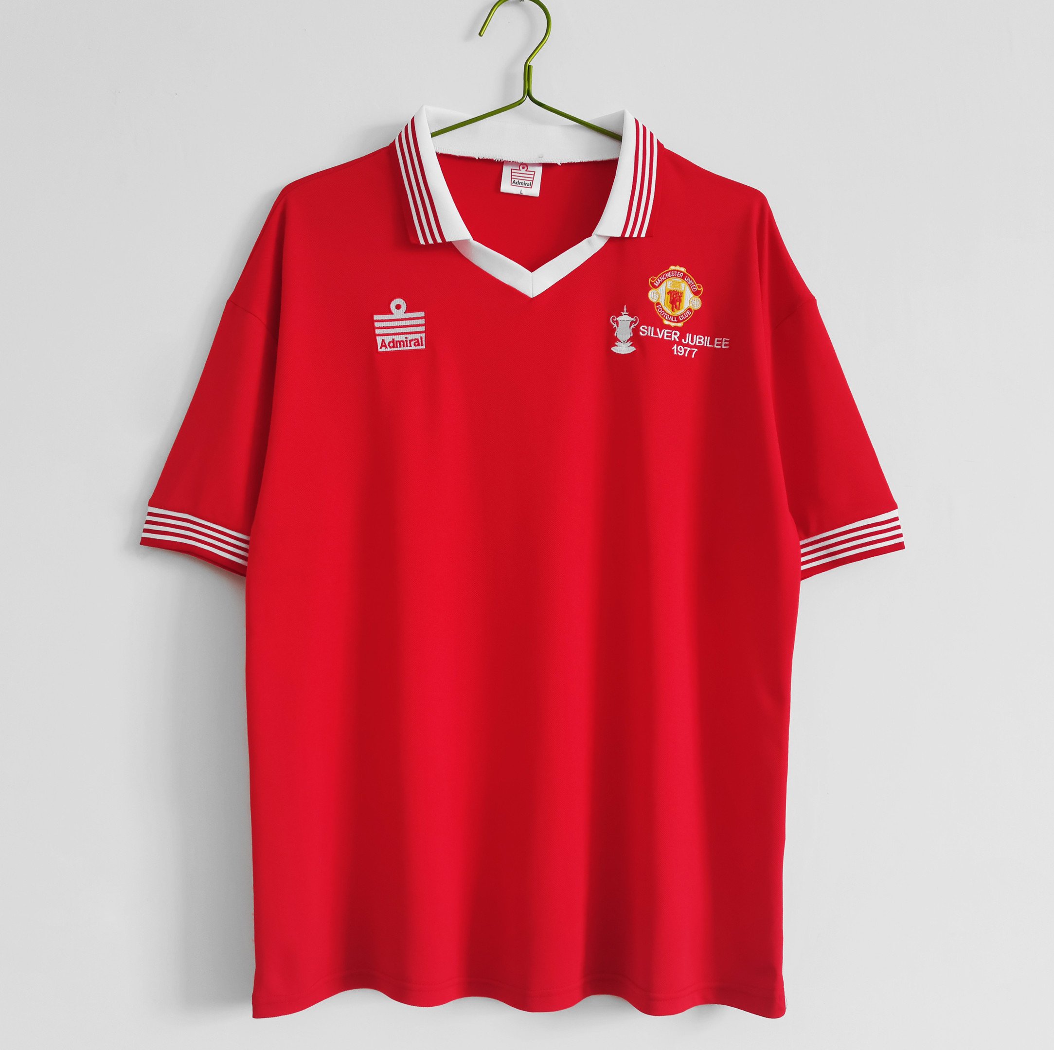 Manchester United 1977 Home Retro Men Jersey - Red