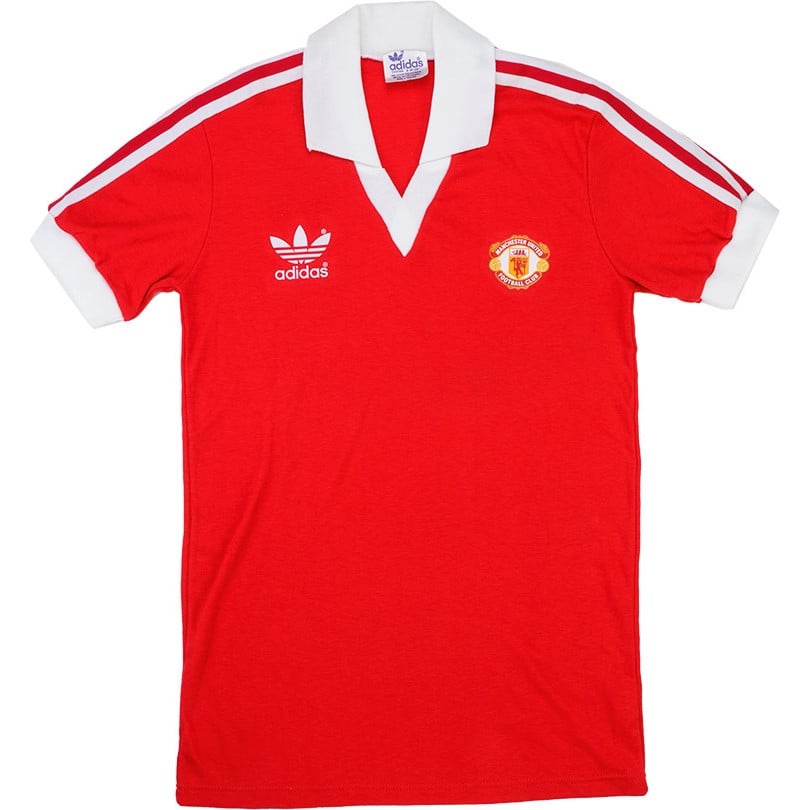 Manchester United 1980 Home Retro Men Jersey - Red