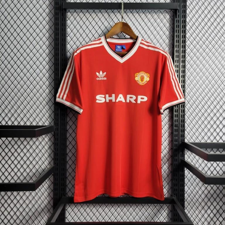 Manchester United 1984 Home Retro Men Jersey - Red