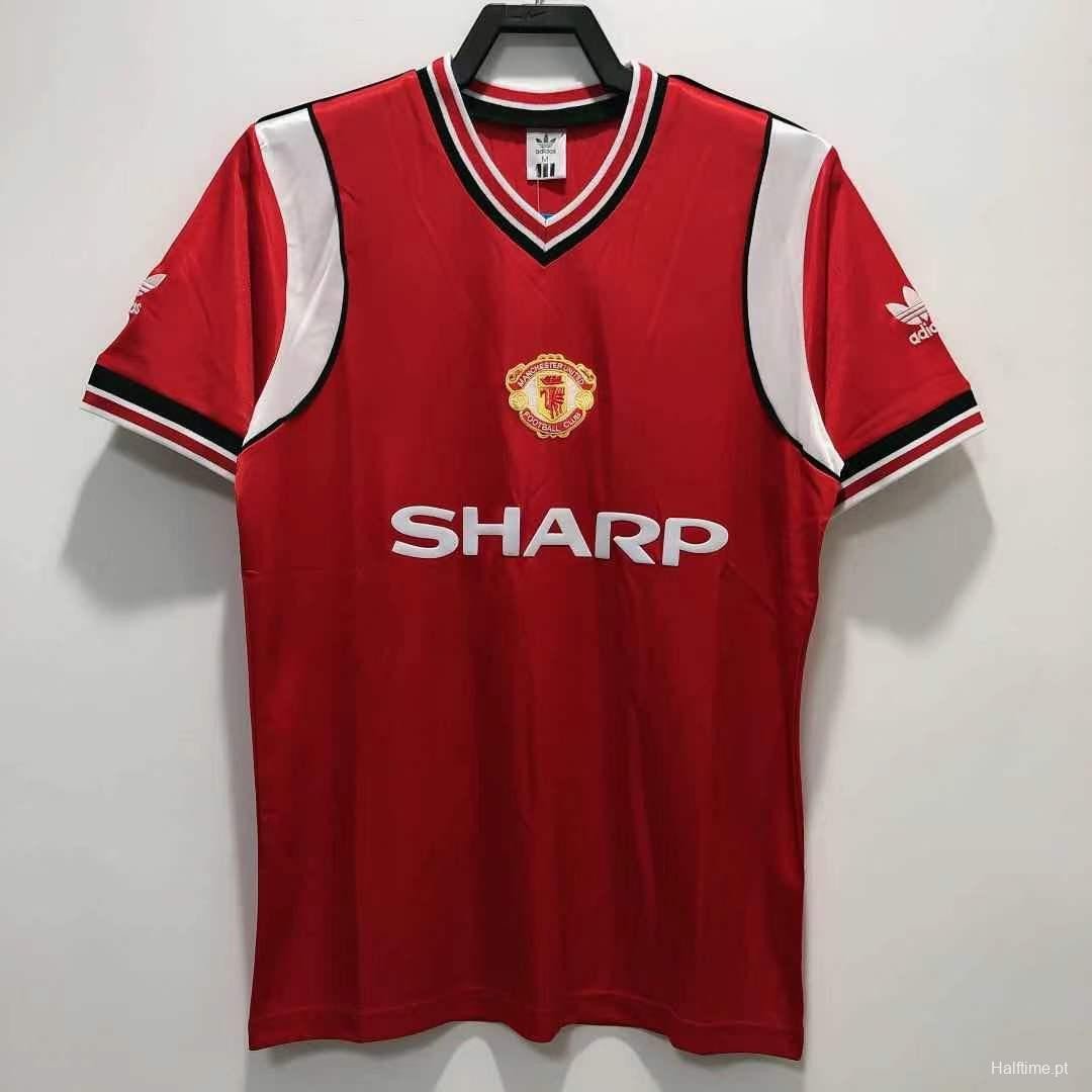 Manchester United 1984/85 Home Retro Men Jersey - Red