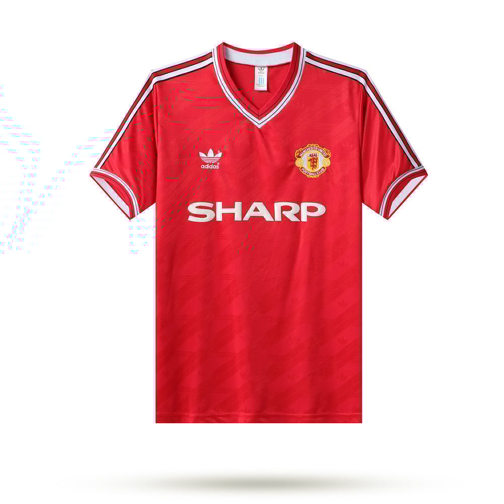 Manchester United 1986-88 Home Men Retro Jersey - Red