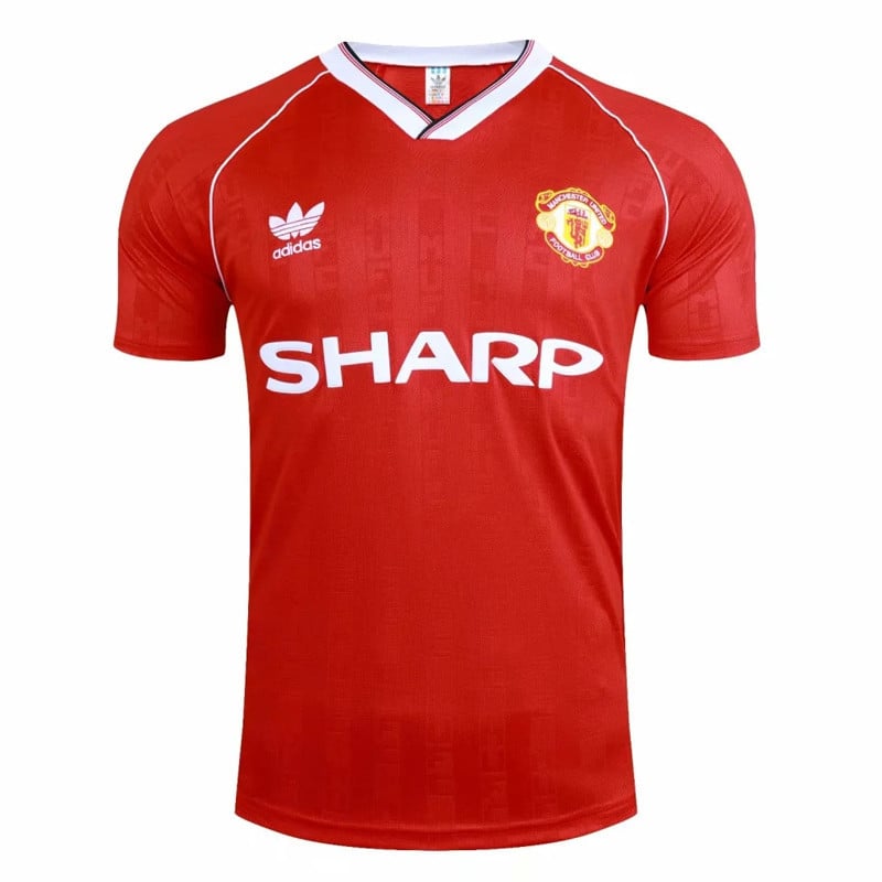 Manchester United 1988/90 Home Retro Men Jersey - Red