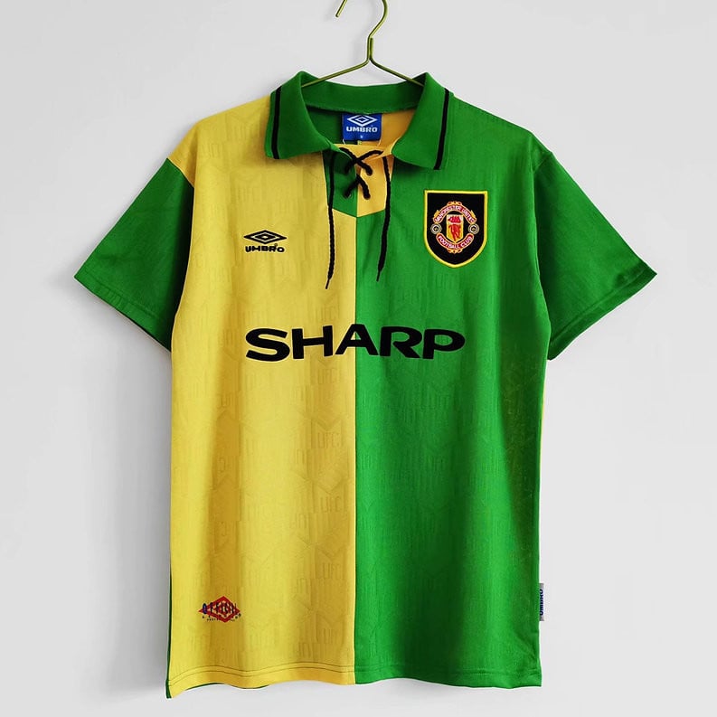 Manchester United 1992/94 Third Retro Men Jersey - Green
