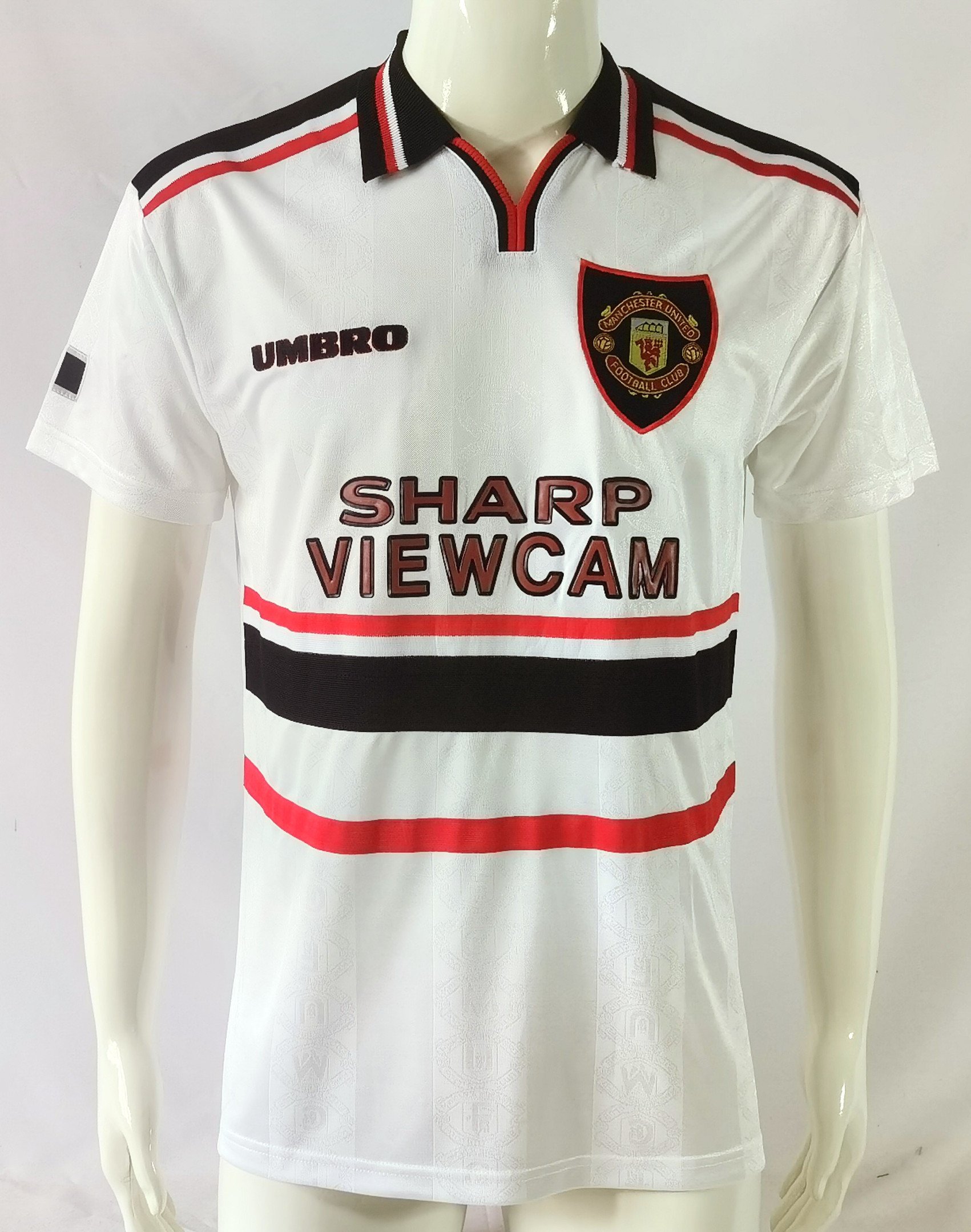 Manchester United 1998/99 Away Retro Men Jersey – White