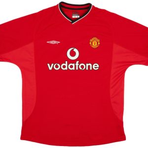 Manchester United 2000/02 Home Retro Men Jersey - Red