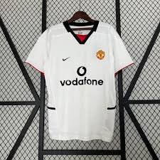 Manchester United 2002/03 Away Retro Men Jersey - White