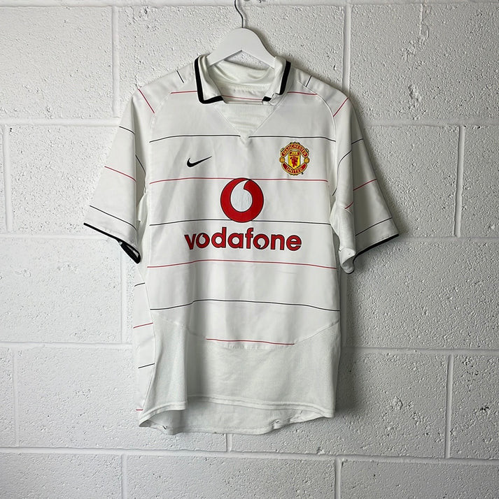 Manchester United 2003/05 Third Retro Men Jersey - White