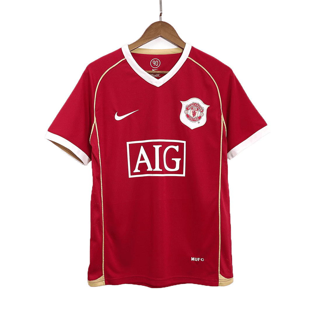 Manchester United 2006/07 Home Retro Men Jersey - Red