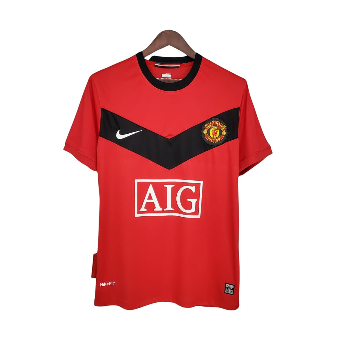 Manchester United 2009/10 Home Retro Men Jersey - Red