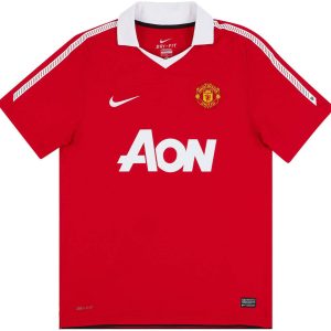 Manchester United 2010/11 Home Retro Men Jersey - Red