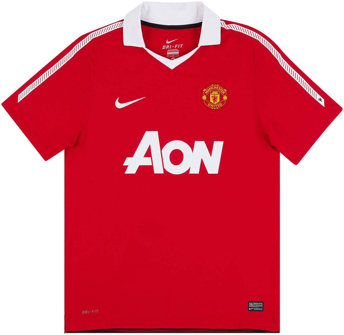 Manchester United 2010/11 Home Retro Men Jersey – Red