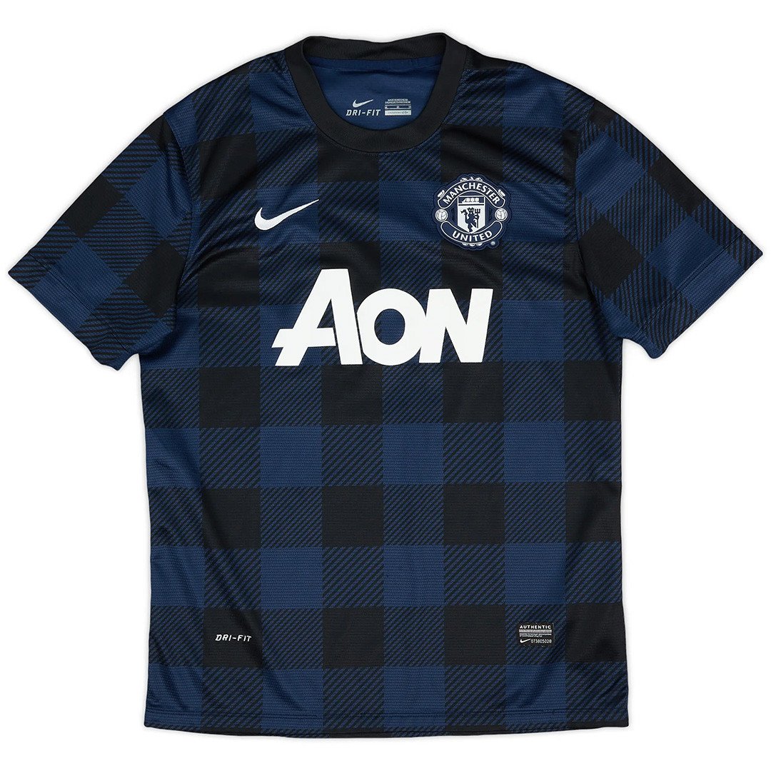 Manchester United 2013/14 Away Retro Men Jersey - Navy