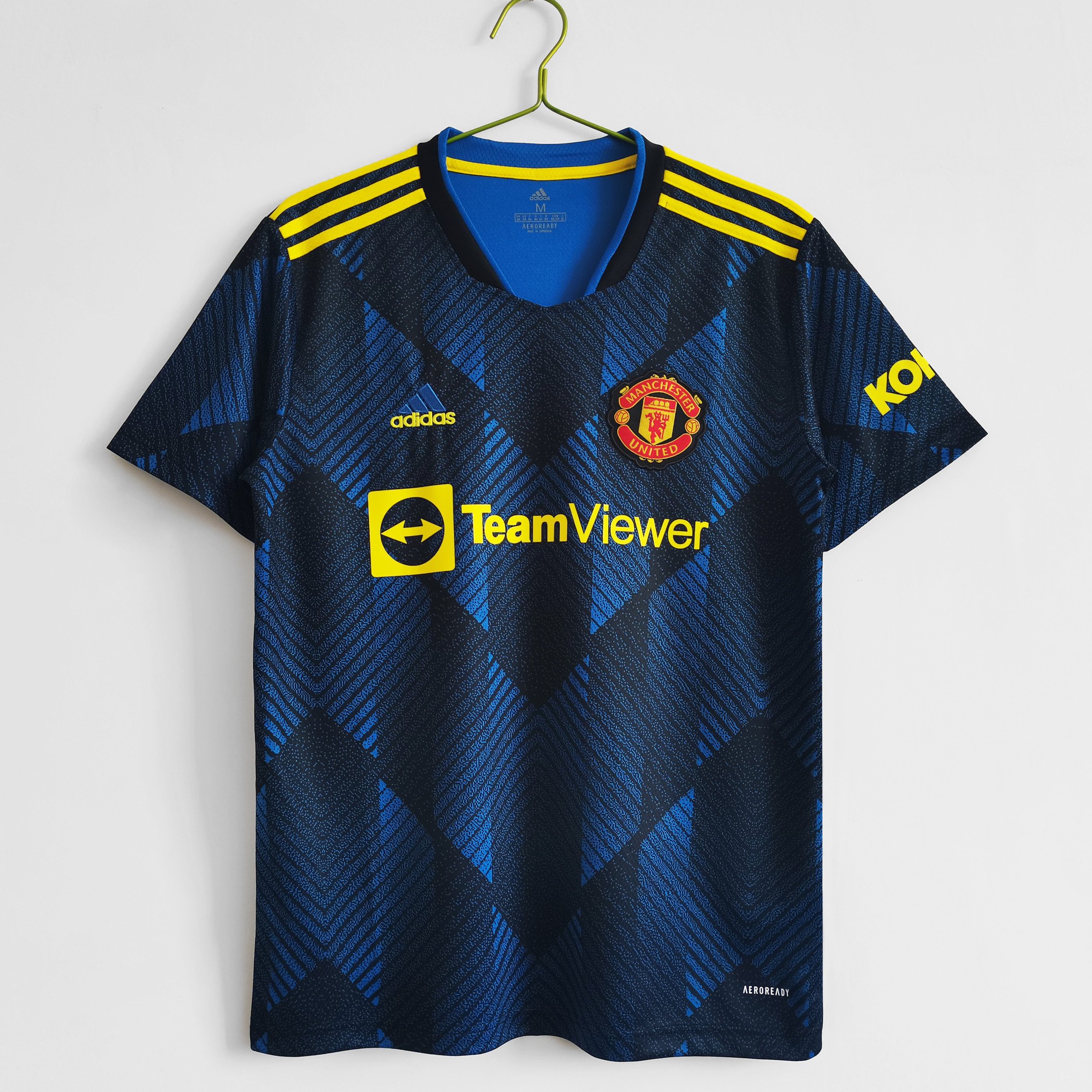 Manchester United 2021/22 Third Retro Men Jersey - Navy