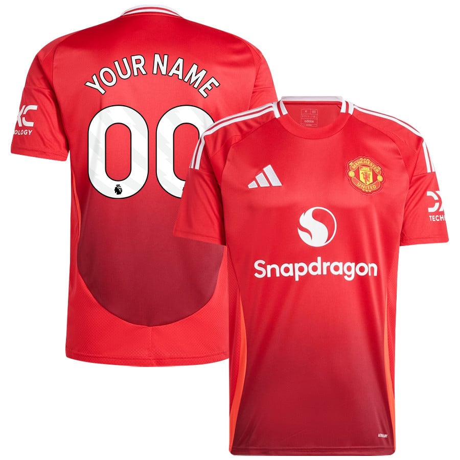 Manchester United 2024/25 Home Jersey Customized - Men, Red