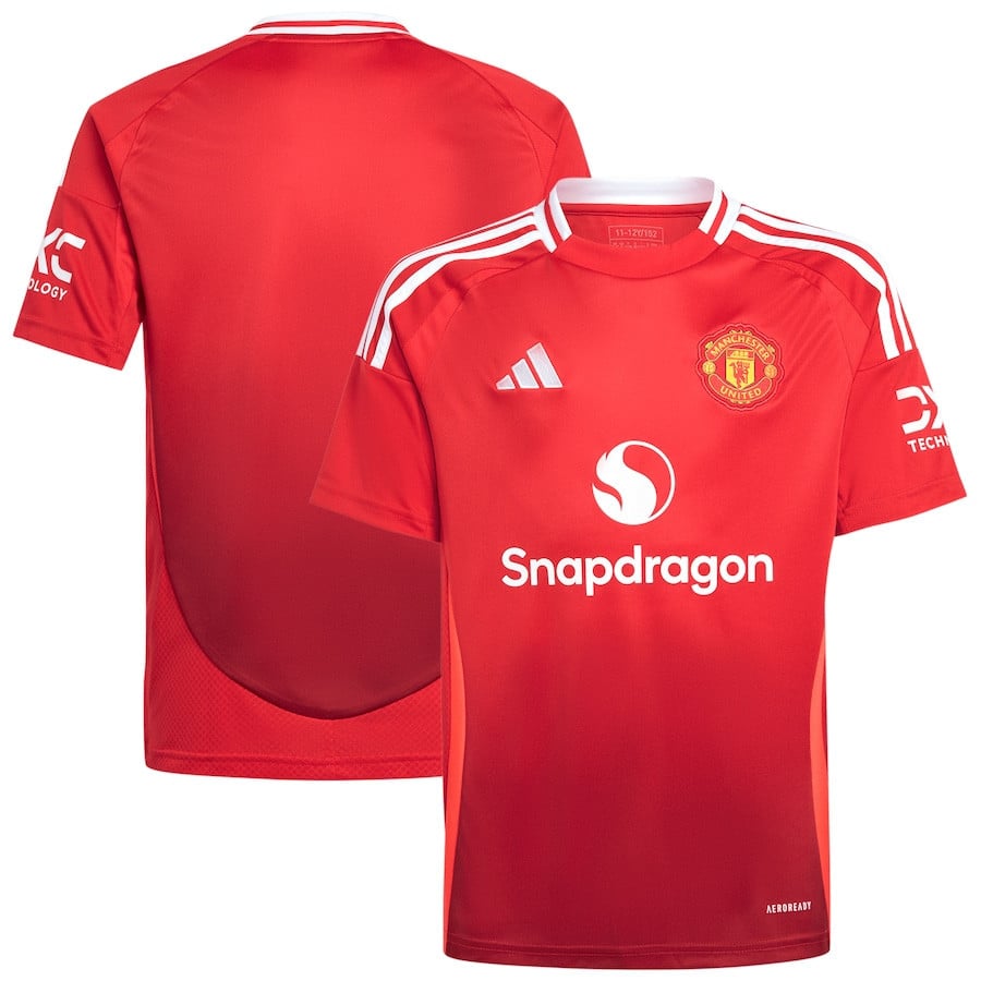 Manchester United 2024/25 Home YOUTH Jersey - Red