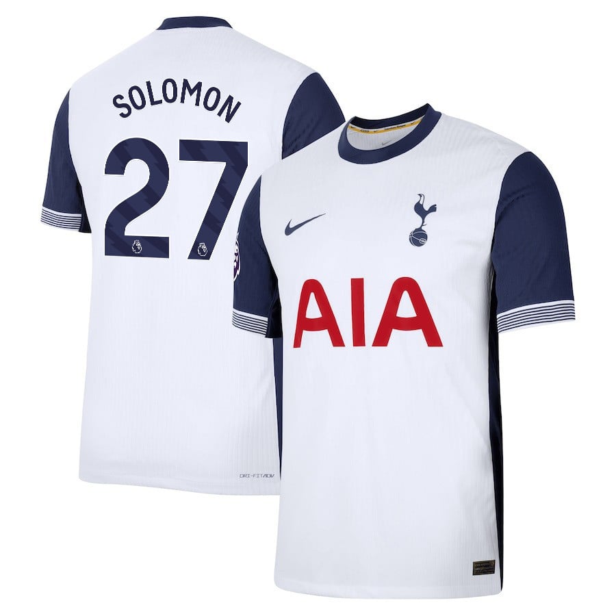 Manor Solomon 27 Tottenham Hotspur 2024/25 Home Men Jersey - White