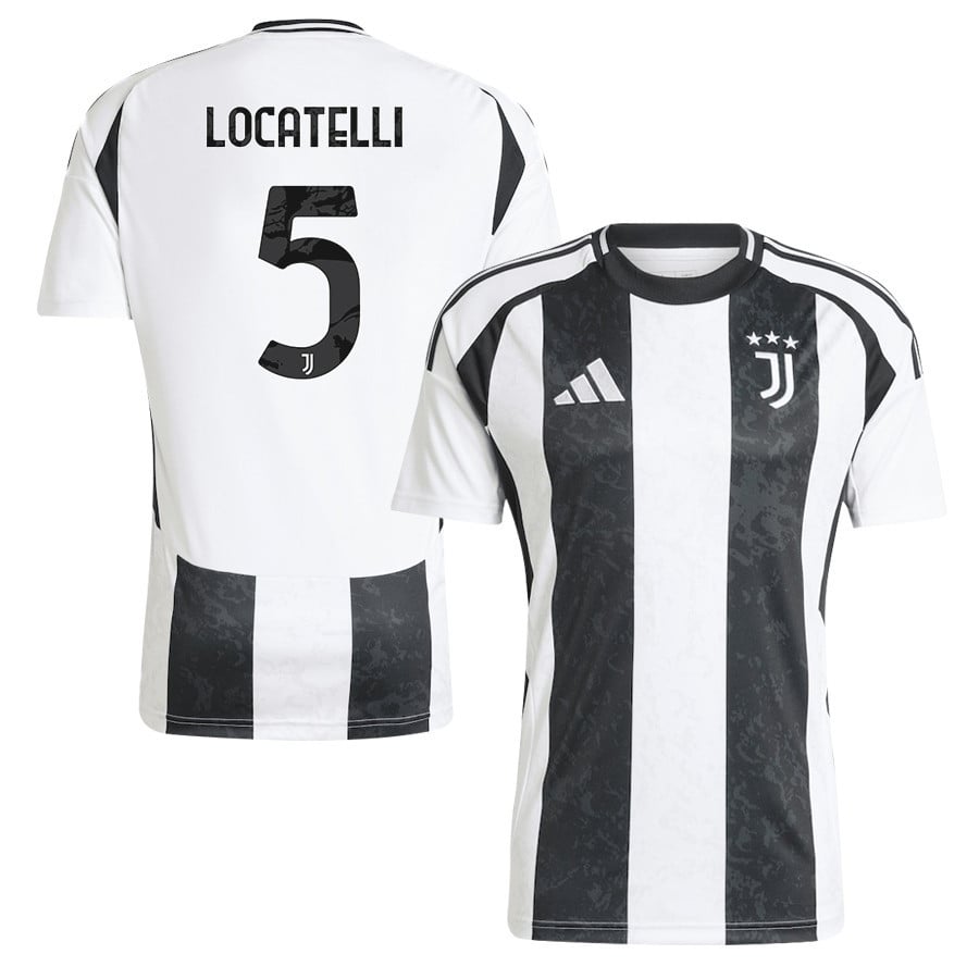 Manuel Locatelli 5 Juventus 2024/25 Home Men Jersey - White
