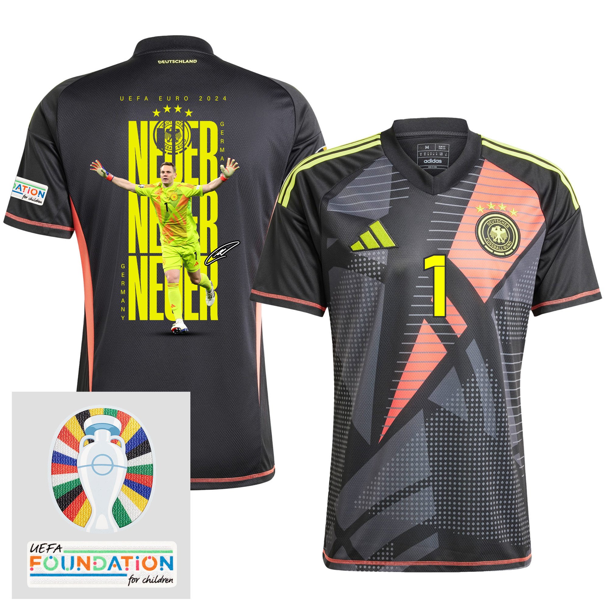 Manuel Neuer 1 Germany 2024/25 Goalkeeper Jersey Best Player's Moment - Men