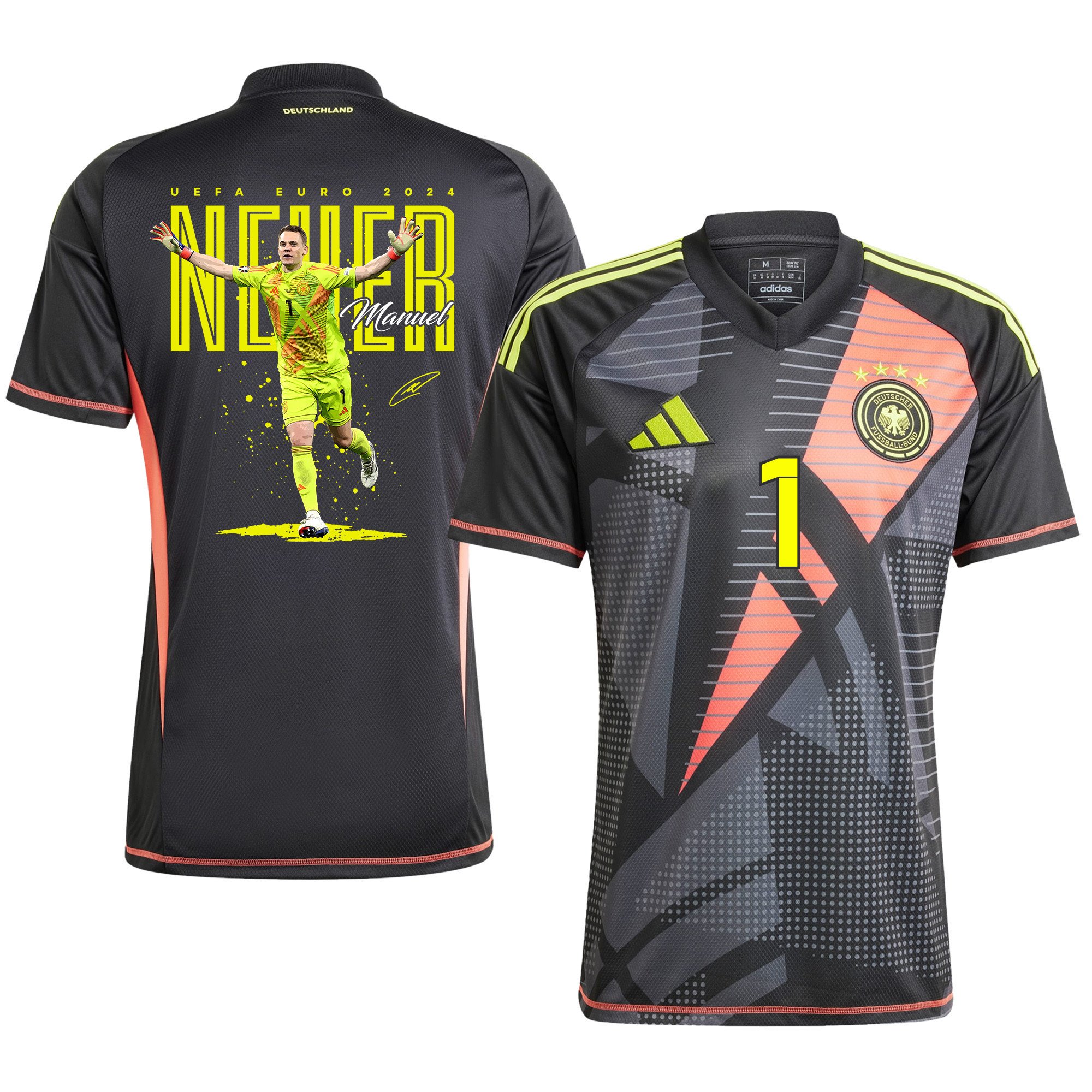 Manuel Neuer 1 Legendary Goalkeeper Germany 2024/25 Jersey - Men