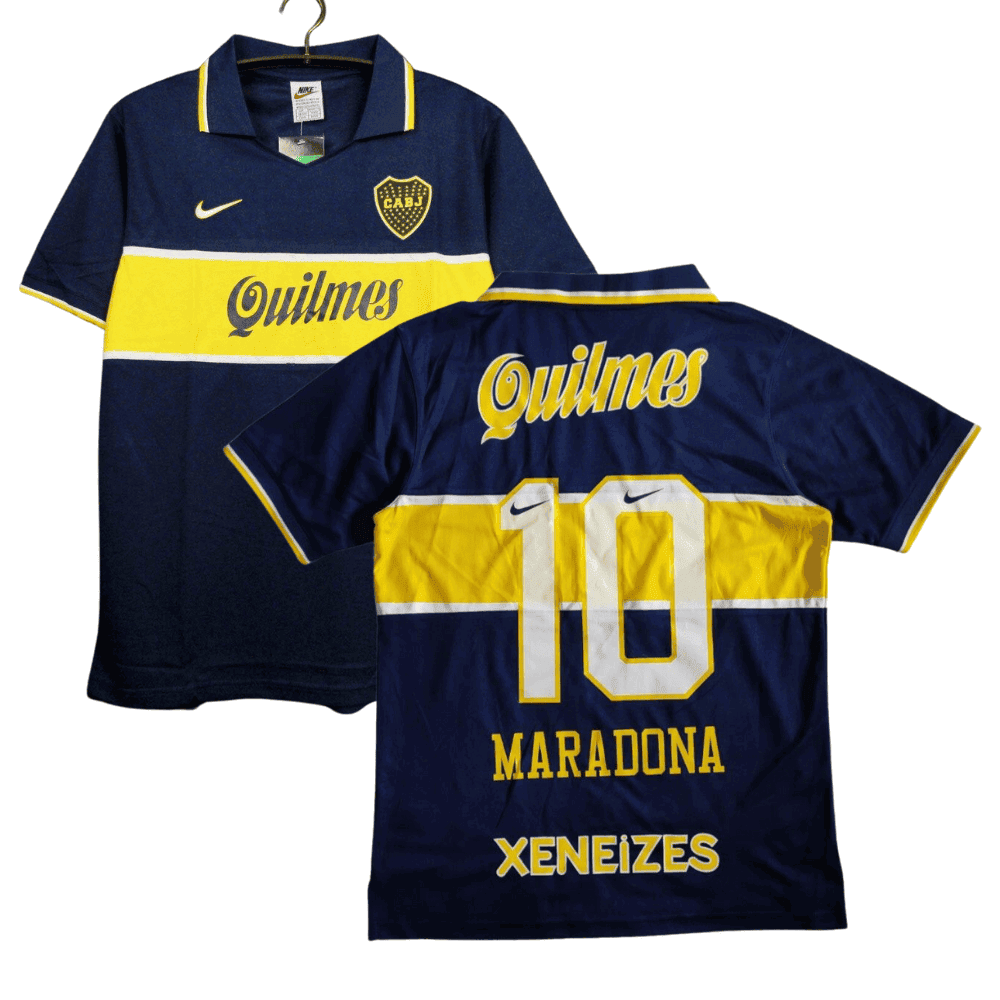 Maradona Boca Juniors 1996-97 Men Jersey - Blue