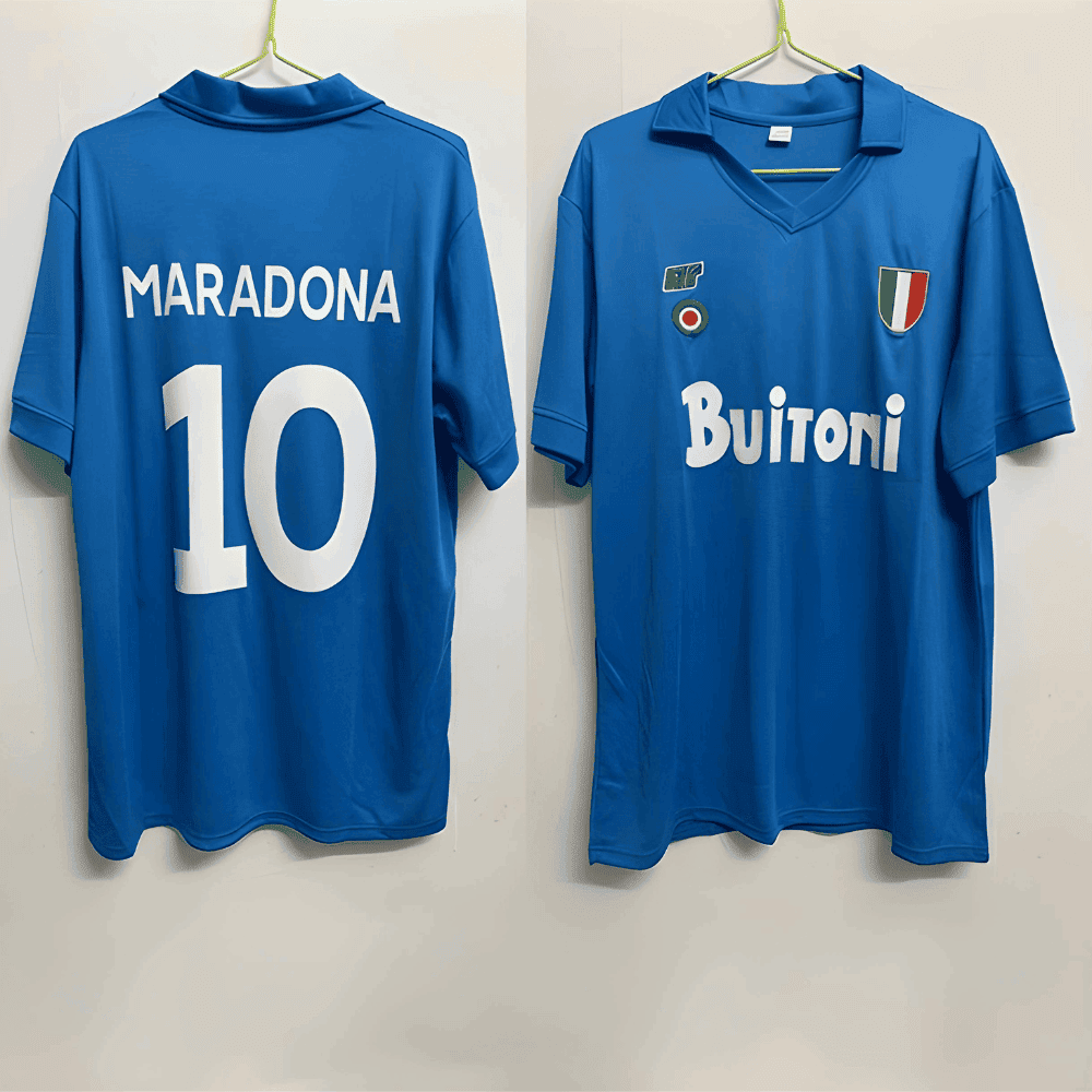 Maradona Napoli 1987-88 Home Men Jersey - Blue